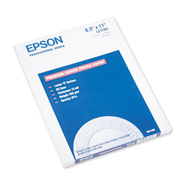 Epson® Ultra Premium Photo Paper, 10 Mil, 17 X 22, Luster White, 25-pack freeshipping - TVN Wholesale